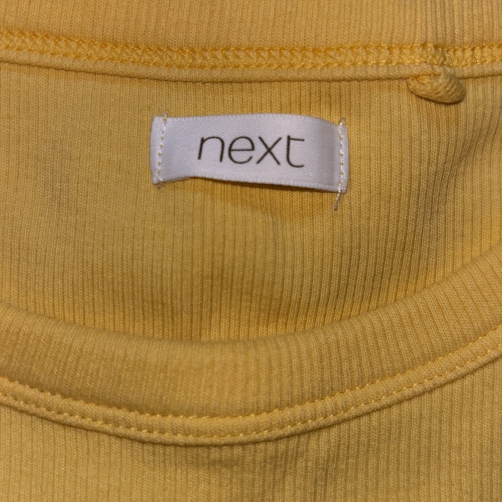 Next High Neck Yellow Tank Top(Vests), Size Small - Picture 9 of 15